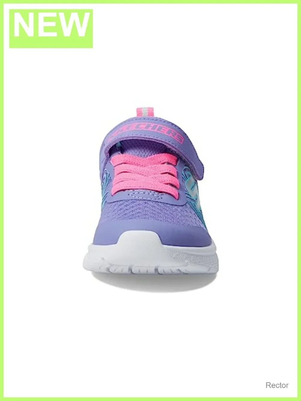 Girls' Microspec Swirl Sweet Lightweight Mesh Sneakers Stretch Lace
